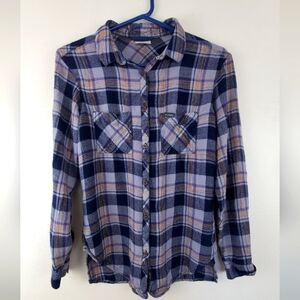Columbia Blue Casual Button Down Shirt